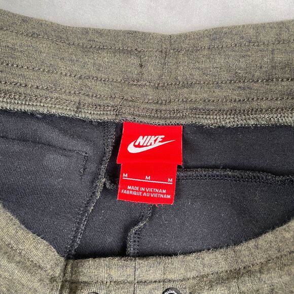 Nike Pants Mens M Olive Green Tech Fleece Joggers 545343-325 Tapered Fit EUC - Picture 11 of 13